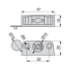 Block Connector Fastener - ENG EXC INT AG D4 BL - 2