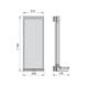 Wardrobe Systems Pull Out Mirror - EXTRACABLE MIRROR MOKA 1130X415 SOFT - 2