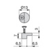 Glass Panel Support Fastener - FIJADOR CR D13 BL - 2