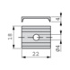 Mounting Plate Fastener - GRAPA TRASERA 4 PUNTAS ZINC - 2