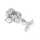 Roller Latch - SILENT LOCK ZINC PLATED - 1