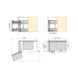 Corner Pull Out System Titane Kitchen Systems - TITANE CORNER PULL-OUT ANTH GREY - 2