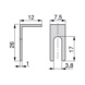 Bracket Shelf Support - SOP 715 NI - 2