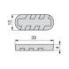 Glider Plastic Leveller - ZOLETA OVAL 33X13 MAR - 2