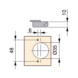 C91 90 Degree Hinge - HINGE SLOW 35D90 SCREWNI 48CC - 3