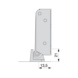 Tgip Latch Closer - CATCH TIP LATCH ZINC - 3