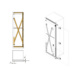 Swivel Fitting Concepta Sliding Systems - SET CONCEPTA 30 1 DOOR - 2