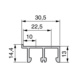 Lower Track Sliding Systems - NECO BTM TRACK HIDD RAW 6M/I - 2