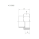 Half fitting, flat sealing, with female thread EN1254, gunmetal, 4359G - FITT-HALVSHR-EN1254-AG-RG-22X1ZO4359G - 2