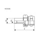 Fitting, flat-sealing, with female thread and internal solder connection/external plug-in end EN1254, gunmetal, 4332G - 2