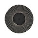 Lamella flap disc Mini-Disc alumina zirconia - FLPDISC-MINI-ZC-PLA-SR-G120-D76 - 10