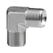 90° angle nipple, external/external cone  - 1