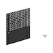 Perforated panel For installing brackets - PERFPLT-(F.WRKSHPTRLY-PRO-8.4)-RAL9017 - 1