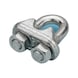 Wire rope clamp galvanised - 1
