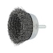 Shank-mounted cup brush - 1
