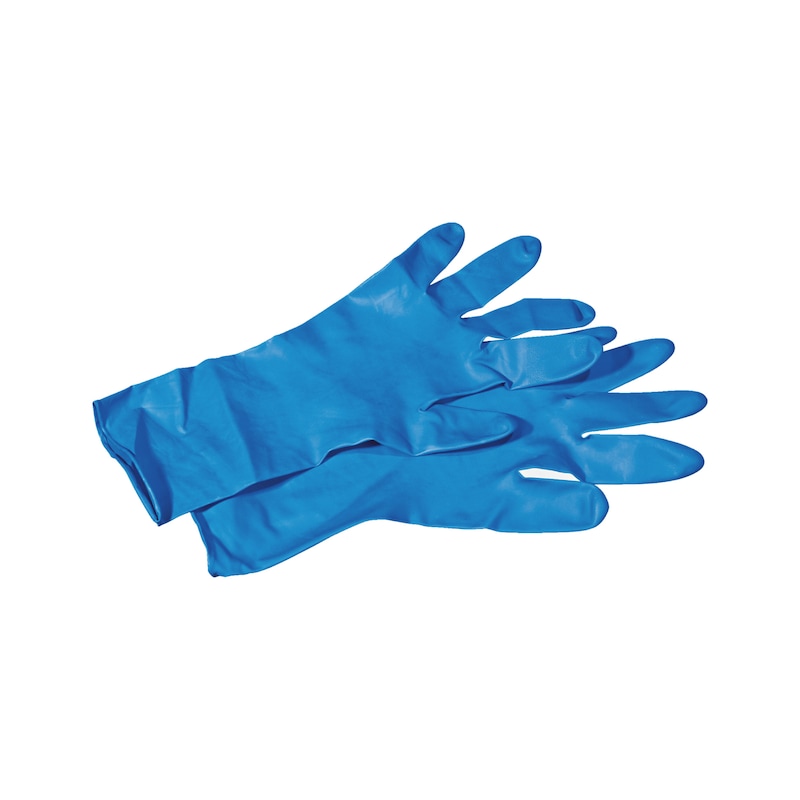 Extra-thick, single-use latex gloves - HIGH-RISK-DSPSBL-LATEX-GLOVES-(L)-50PCS
