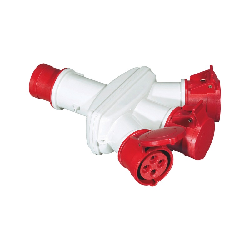 Presa TV Passante Compatibile Con Vimar Plana Maschio