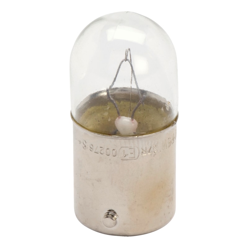 Lampe à culot métallique - LAMPE GRAISSEURS  24V     5W R5W