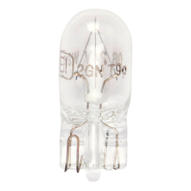 Glassockellampe - LAMP-W2,1X9,5D-24V-3W