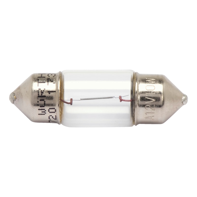 フェストン電球 - 室内灯筒バルブ 12V / 10W 31MMX10.0Φ