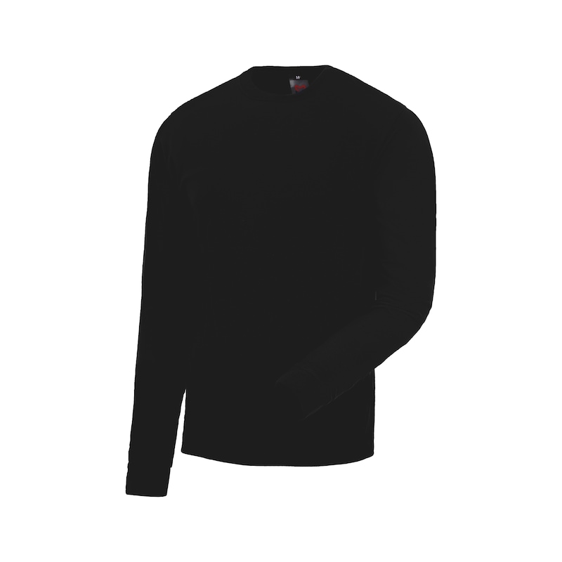 Job+ s dlouhým rukávem, černá, 4XL
