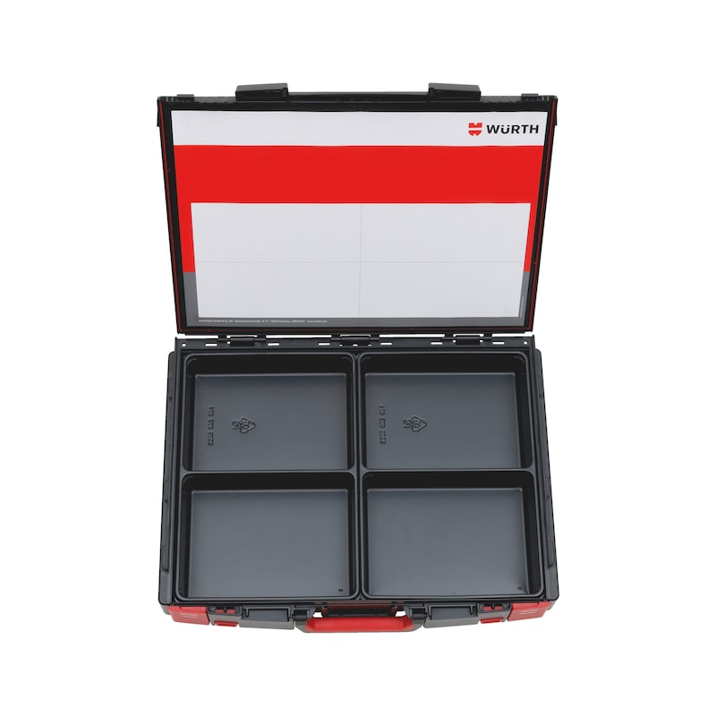 System case empty range 8.4.1 Equipped with two system inserts - SYSCASE-8.4.1.-DPDPRT-2COMP-2PCS