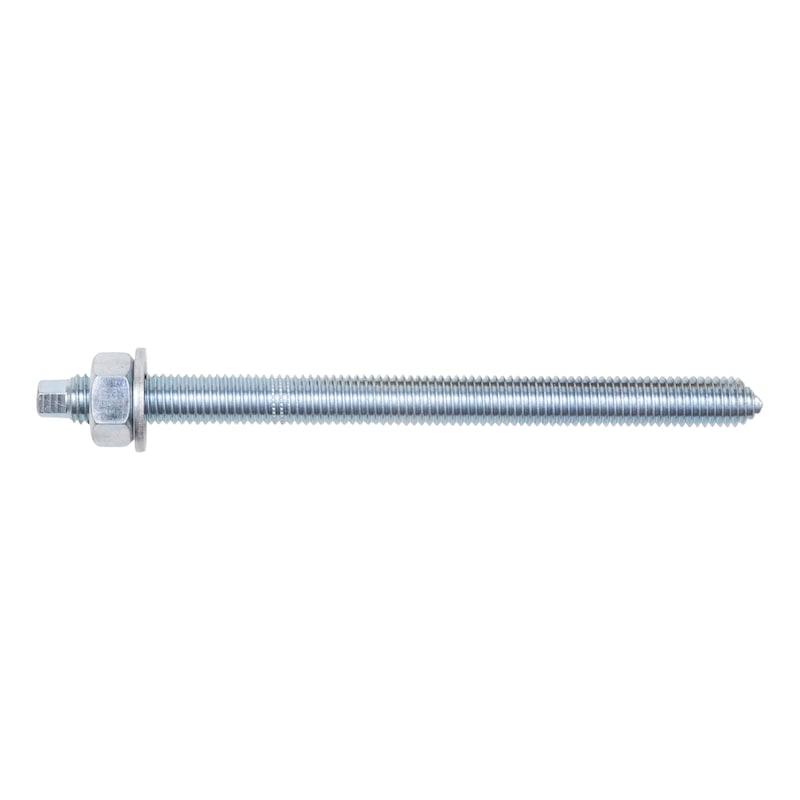 W-VD-A/S anchor rod for W-VPZ and W-VD bonded anchor capsule systems and WIT injection systems in concrete, zinc-plated steel
