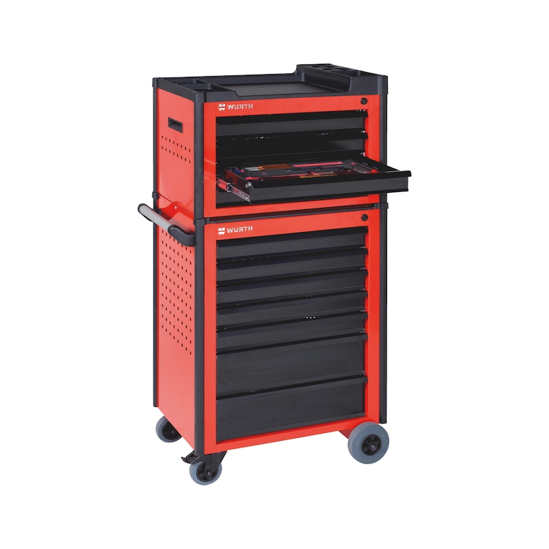 C4 workshop trolley top unit With four drawers for Compact workshop trolleys - WRKSHPTRLY-TLSYS-C4-MAT-R3020