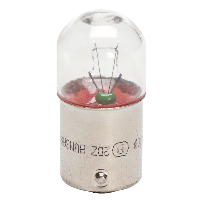 Metal socket bulb HD Longlife For use in heavy-duty commercial vehicles - BULB-(LONGLIFE-HD)-R10W-BA15S-24V-10W