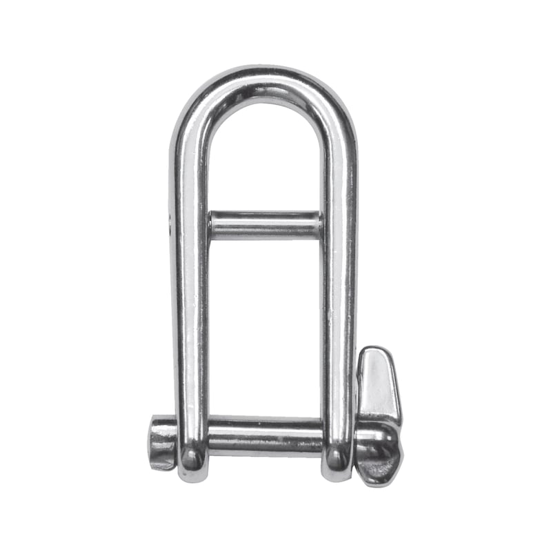 Key pin shackle with stay - 1