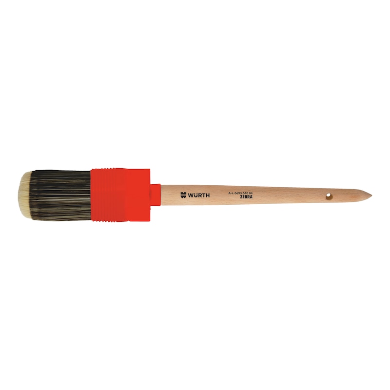 Round paintbrush For water-based lacquer and paint systems - RDBRSH-VOC-MIX-SZ6
