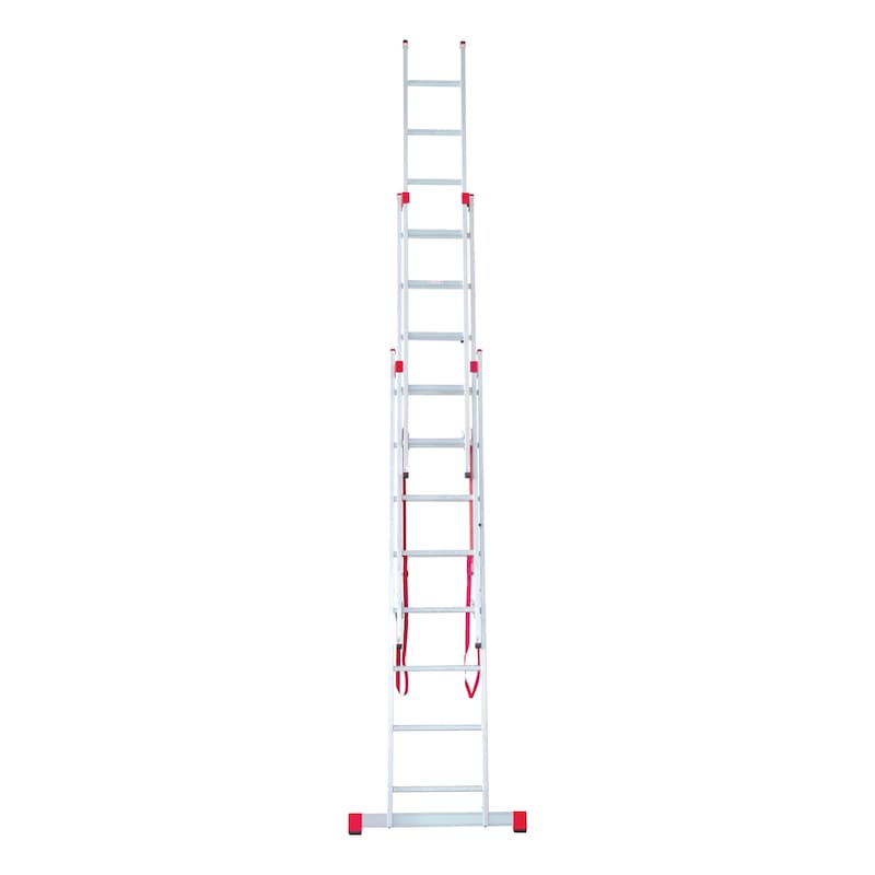 All-purpose aluminium ladder - MULTIPURPLDR-3PCS-ALU-3X10RUNGS