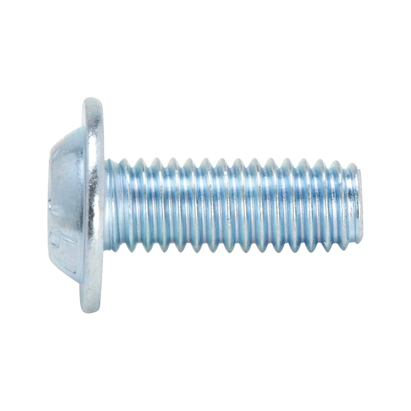 GEFU<SUP>®</SUP> thread-rolling screw With Taptite 2000<SUP>® </SUP>thread, flattened half round head with collar and hexalobular drive - 1