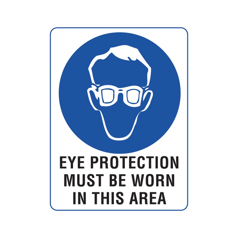 Use eye protection (with text) - MANTRYSIGN-(EYEPROTMUSTBEWORN)-450X300