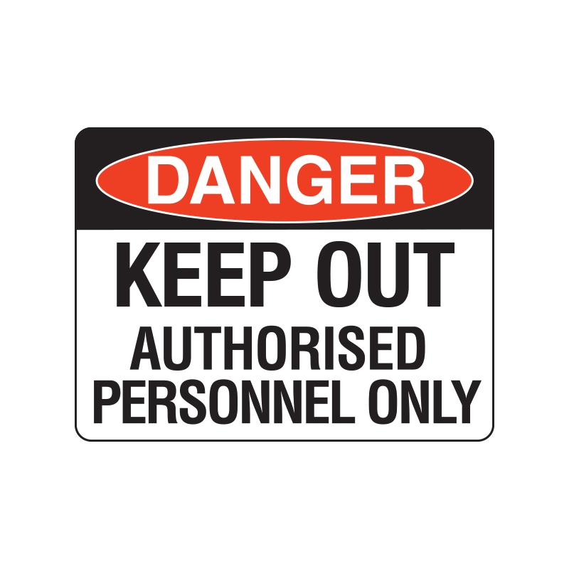 Workplace Safety Signage Danger - Keep out - WARNSIGN-(DANGER KEEP OUT)-600X450MM