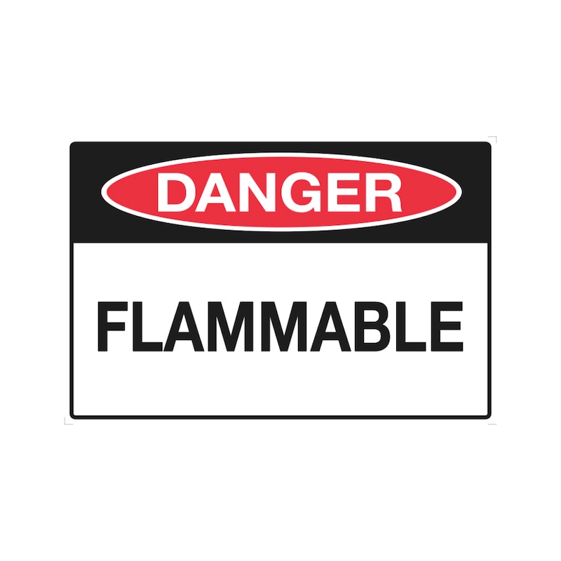 Workplace Safety Signage Danger - Flammable