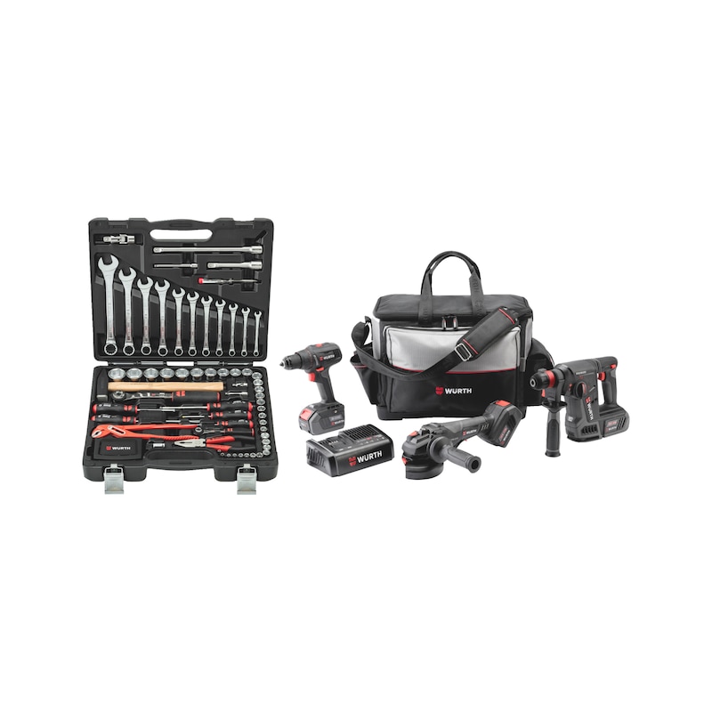 M-CUBE Top 3 COMPACT with tool case set 101 pcs.
