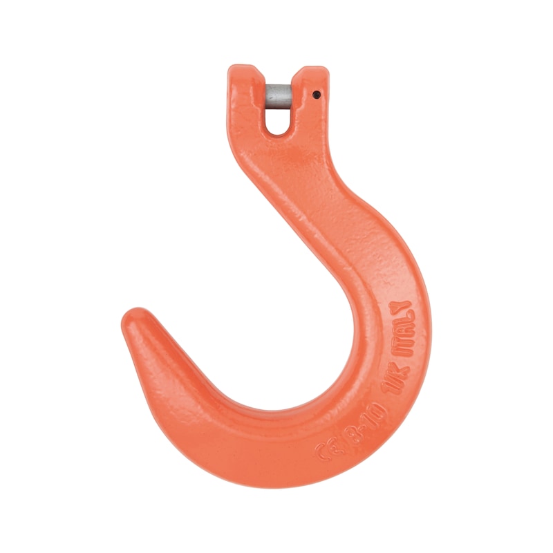Foundry hook with clevis, QC 10 - 1