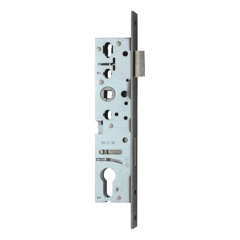 Door handle A 802 on oval escutcheon - DH-A2-A802-OVAL-ROS-L/R-MATT