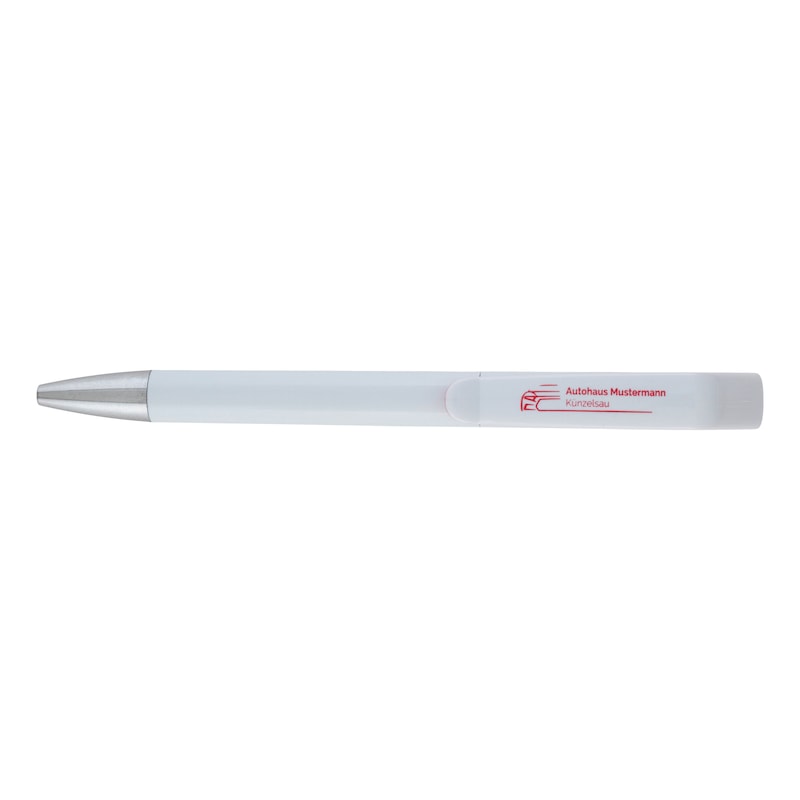Ballpoint pen Capri - PEN-PRNT-CAPRI-WHITE-RED-1COLOUR