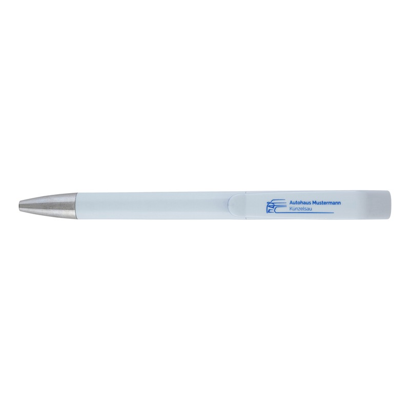 Ballpoint pen Capri - PEN-PRNT-CAPRI-WHITE-BLUE-1COLOUR
