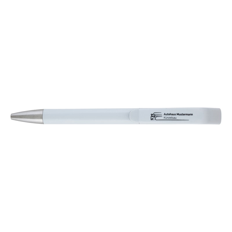 Ballpoint pen Capri - PEN-PRNT-CAPRI-WHITE-BLACK-1COLOUR