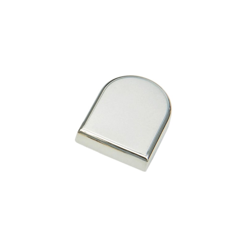 Decorative cap, type B For Nexis or Tiomos glass door hinges - AY-DECORCAP-HNGE-NEX-B-OVAL-(NI)/POL