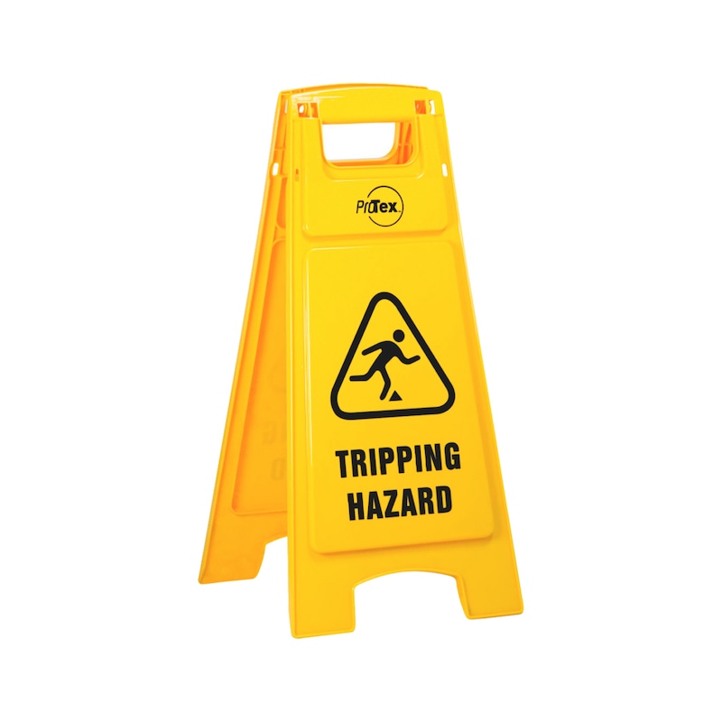 Workplace Safety Signage Tripping Hazard - WARNSIGN-AFRAME-(TRIPPING HAZD)-670X320