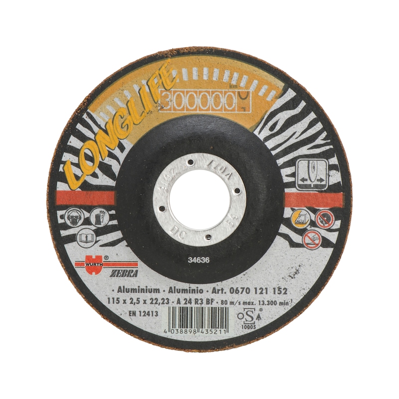 Longlife cutting disc for aluminium/non-ferrous metals - 1