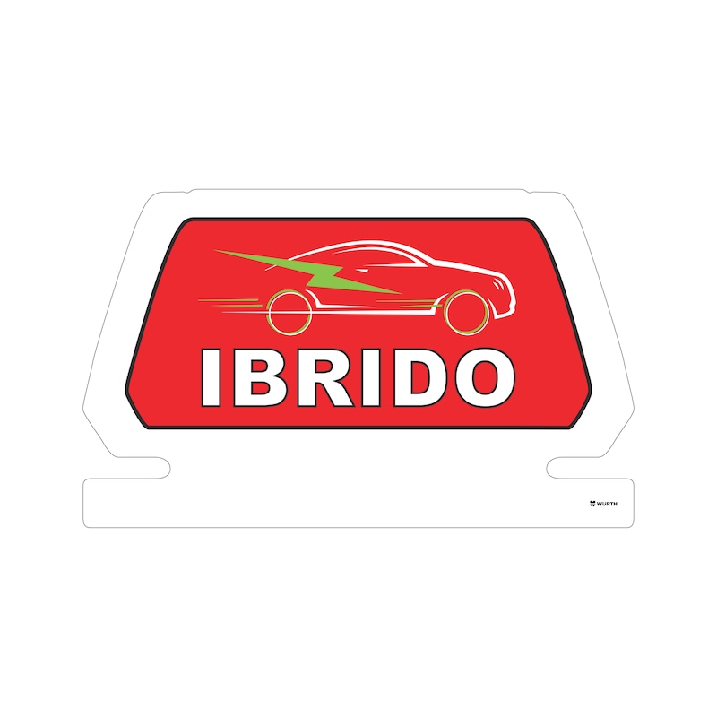 Cartello magnetico  “IBRIDO” - 1