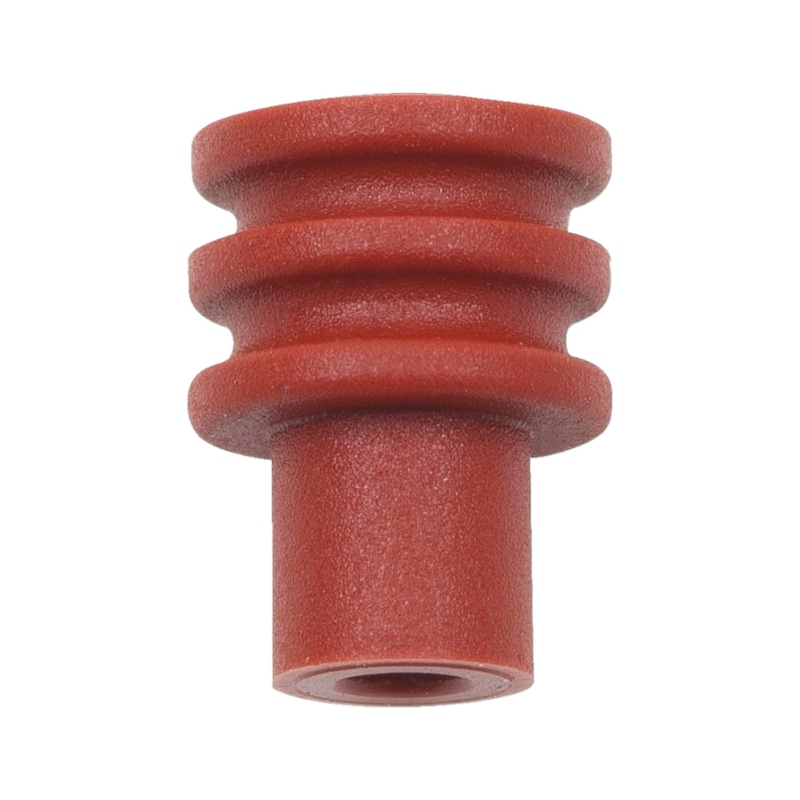 Single wire seal (SEAL) For uninsulated cable connector - SNGLWRESEAL-BROWN-(1,9-3,0MM)-D3,4MM