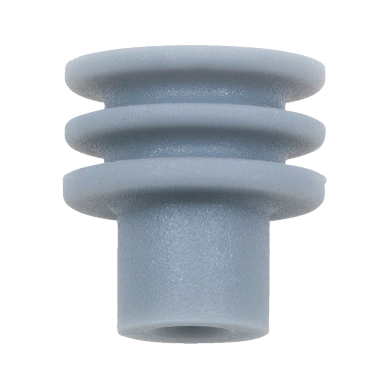 Single wire seal (SEAL) For uninsulated cable connector - SNGLWRESEAL-GREY-(1,9-3,0MM)-D4,25MM