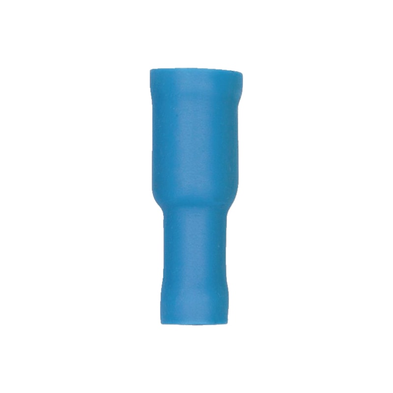 Crimp cable lug, blade connector, fully insulated PVC-insulated - RDSKT-BLUE-D5MM-(1,5-2,5SMM)