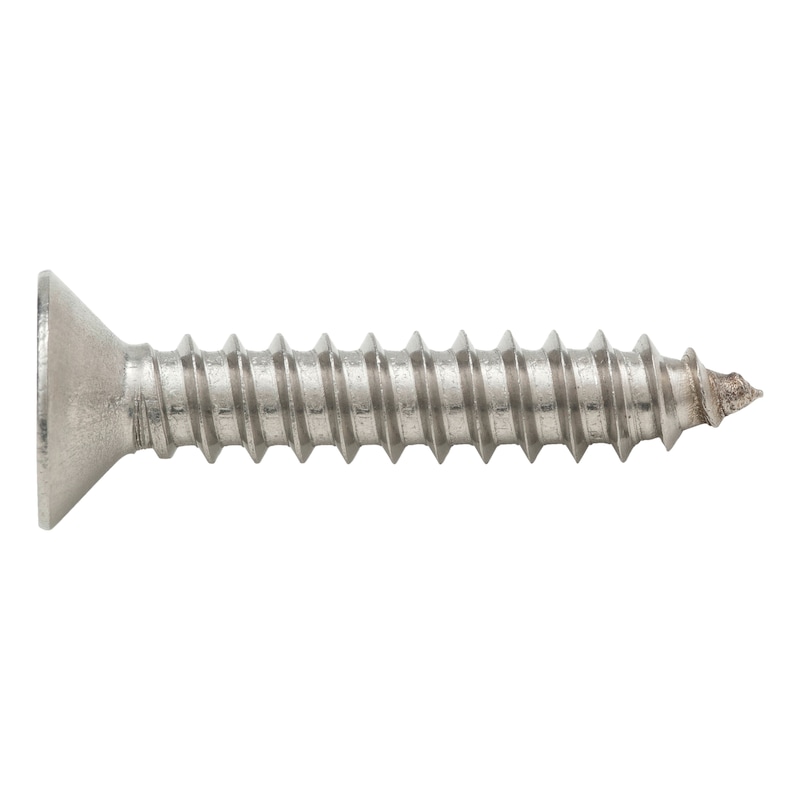 Countersunk tapping screw, shape C with hexalobular drive - 1